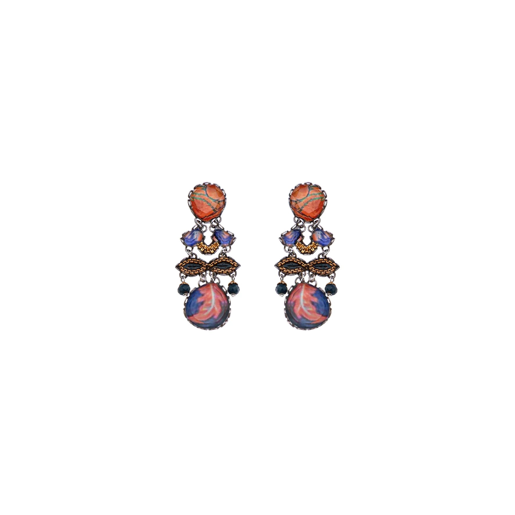 AYALA BAR - AMBER BLOOM  SET - EARRINGS - RINA