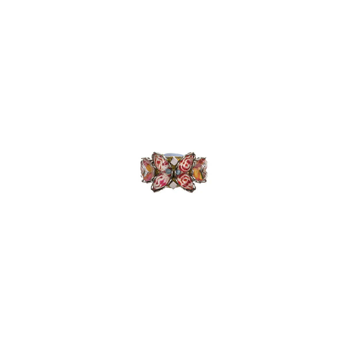 AYALA BAR - SUNFLOWER SUPRISE SET - GLASS RING - SAFFRON