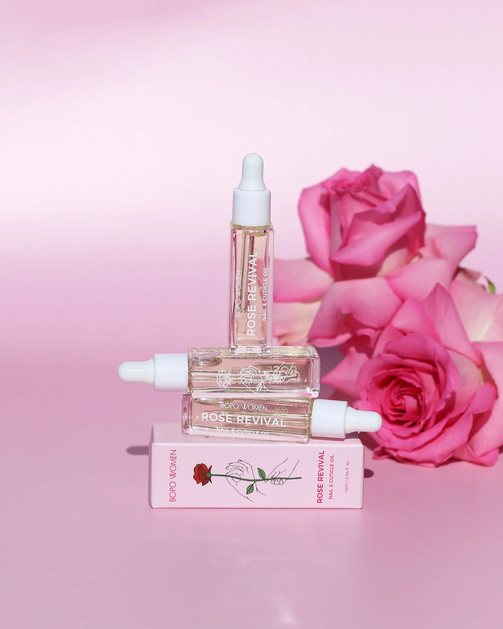 BOPO WOMEN - ROSE REVIVAL NAIL & CUTICLE OIL - 10ml