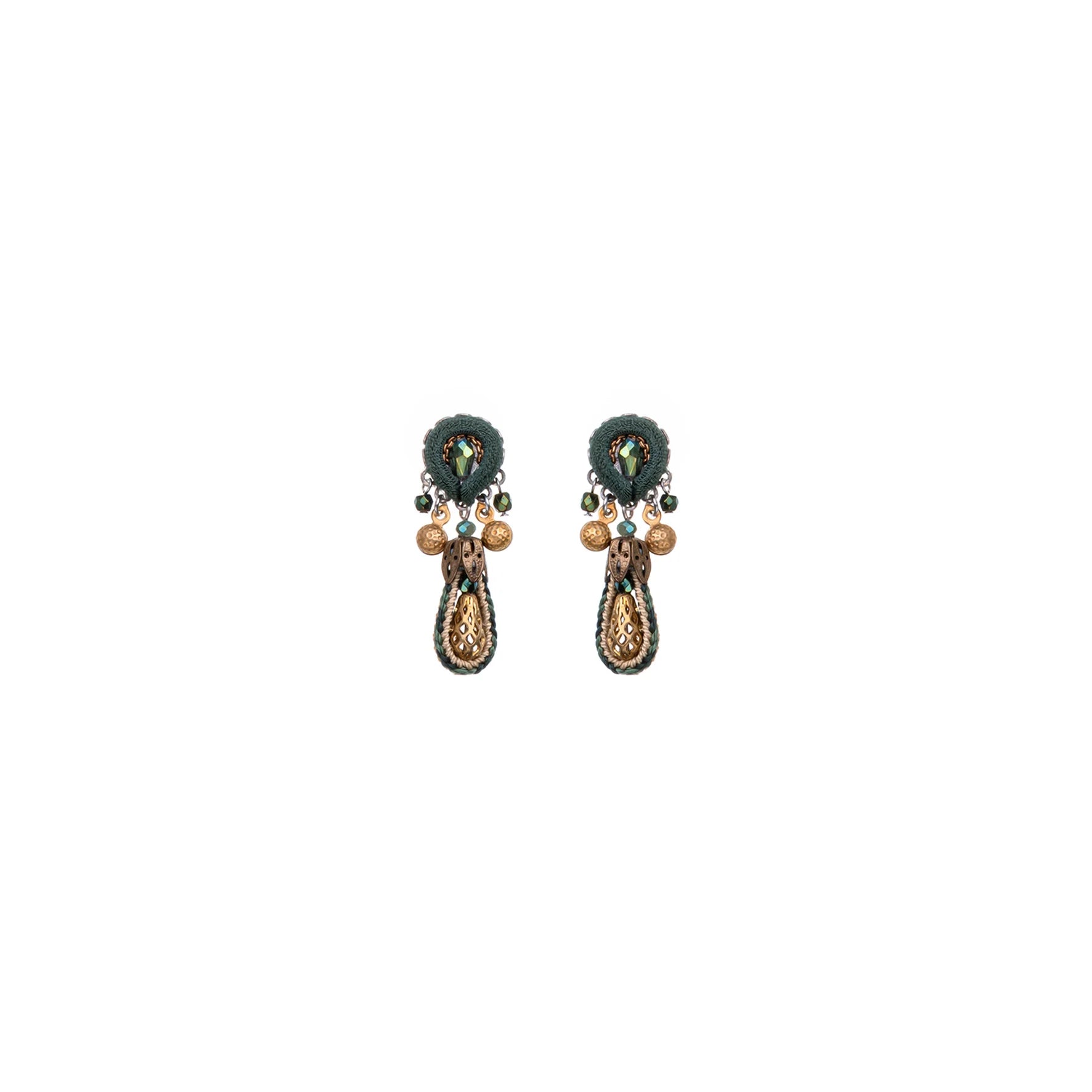 AYALA BAR - PRISM SET - EARRINGS - MOSS