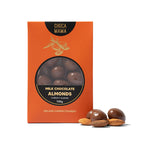 CHOCAMAMA - MILK CHOCOLATE ALMONDS 100G