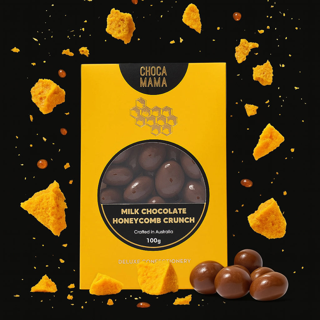 CHOCAMAMA - MILK CHOCOLATE HONEYCOMB CRUNCH 100G