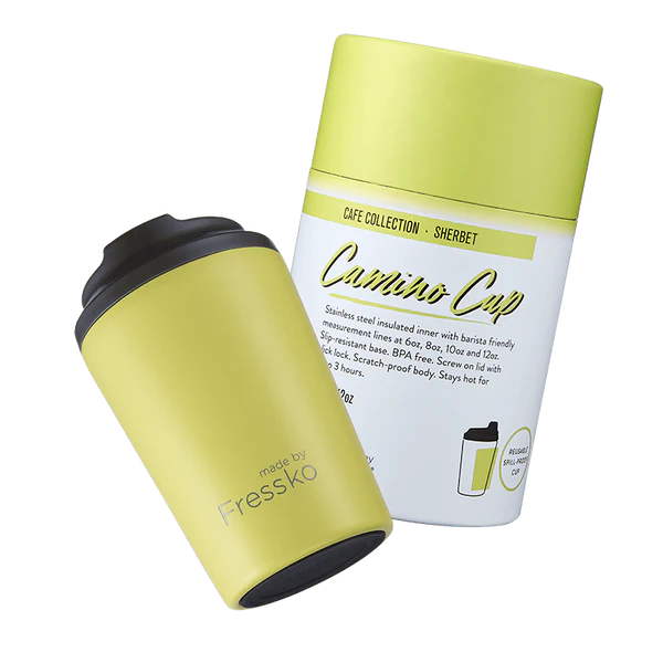 MADE BY FRESSKO - CAMINO REUSABLE COFFEE CUP 340ML/12OZ - SHERBET