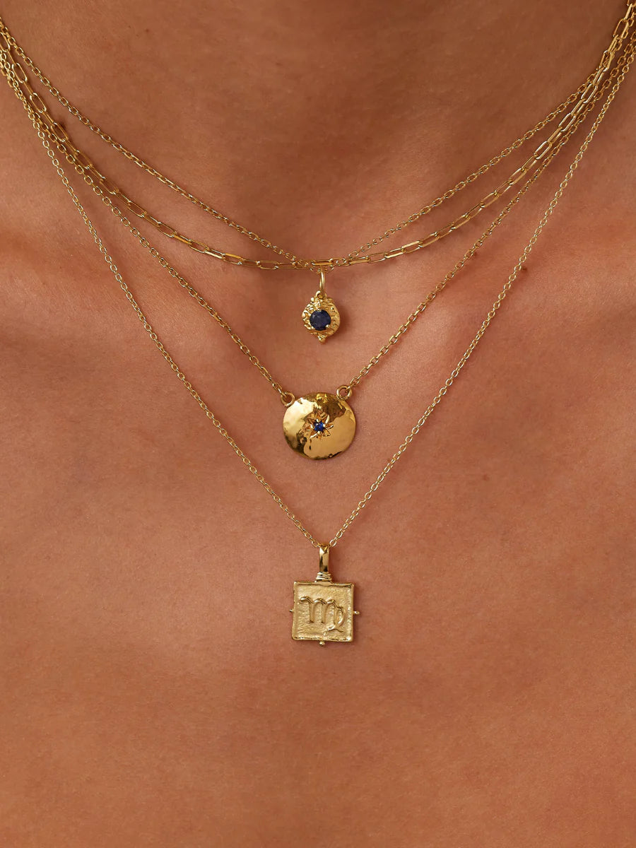 TONIMAY - NECKLACE - MIA SAPPHIRE GOLD