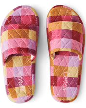 Load image into Gallery viewer, KIP &amp; CO - QUILTED VELVET SLIPPER -TUTTI FRUTTI
