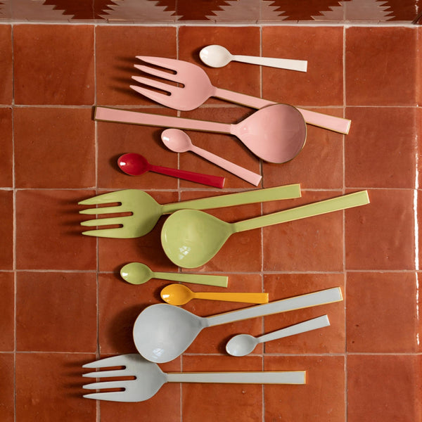 BONNIE & NEIL - PINK SALAD SERVERS (SET OF 2)