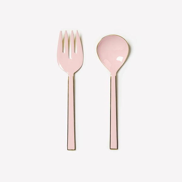 BONNIE & NEIL - PINK SALAD SERVERS (SET OF 2)