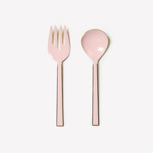 Load image into Gallery viewer, BONNIE &amp; NEIL - ENAMEL SALAD SERVERS (SET OF 2)- PINK
