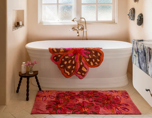 BONNIE & NEIL - CANDY PINK BATH MAT