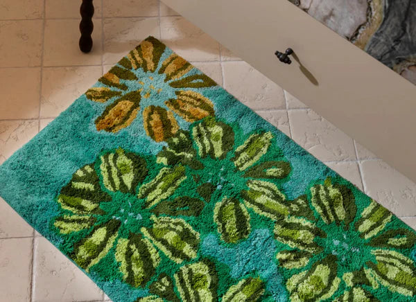 BONNIE & NEIL - CANDY TEAL BATH MAT