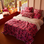 BONNIE & NEIL - ROSETTA PINK STANDARD PILLOWCASES - SET OF 2
