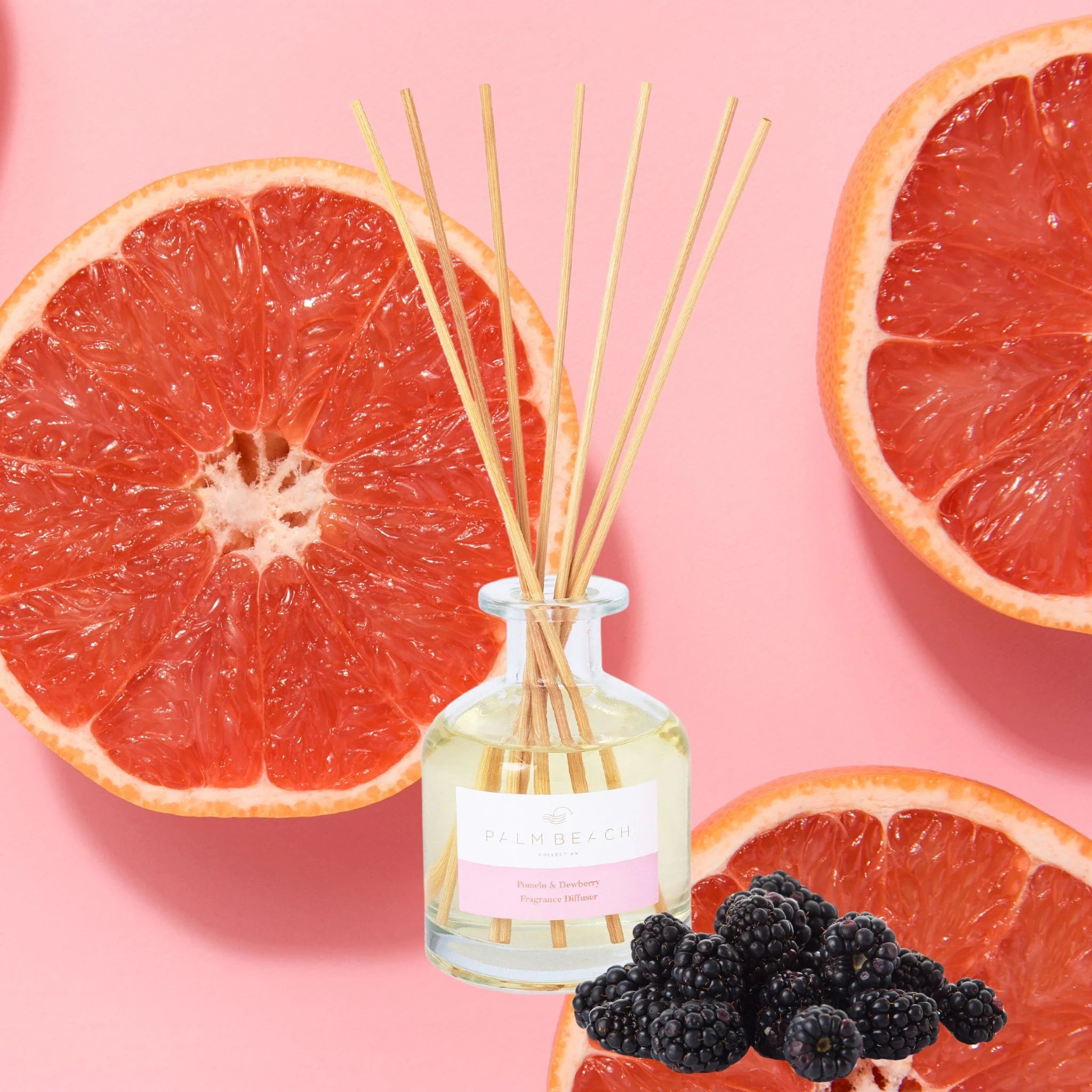 PALM BEACH COLLECTION - 250ML FRAGRANCE DIFFUSER - POMELO & DEWBERRY