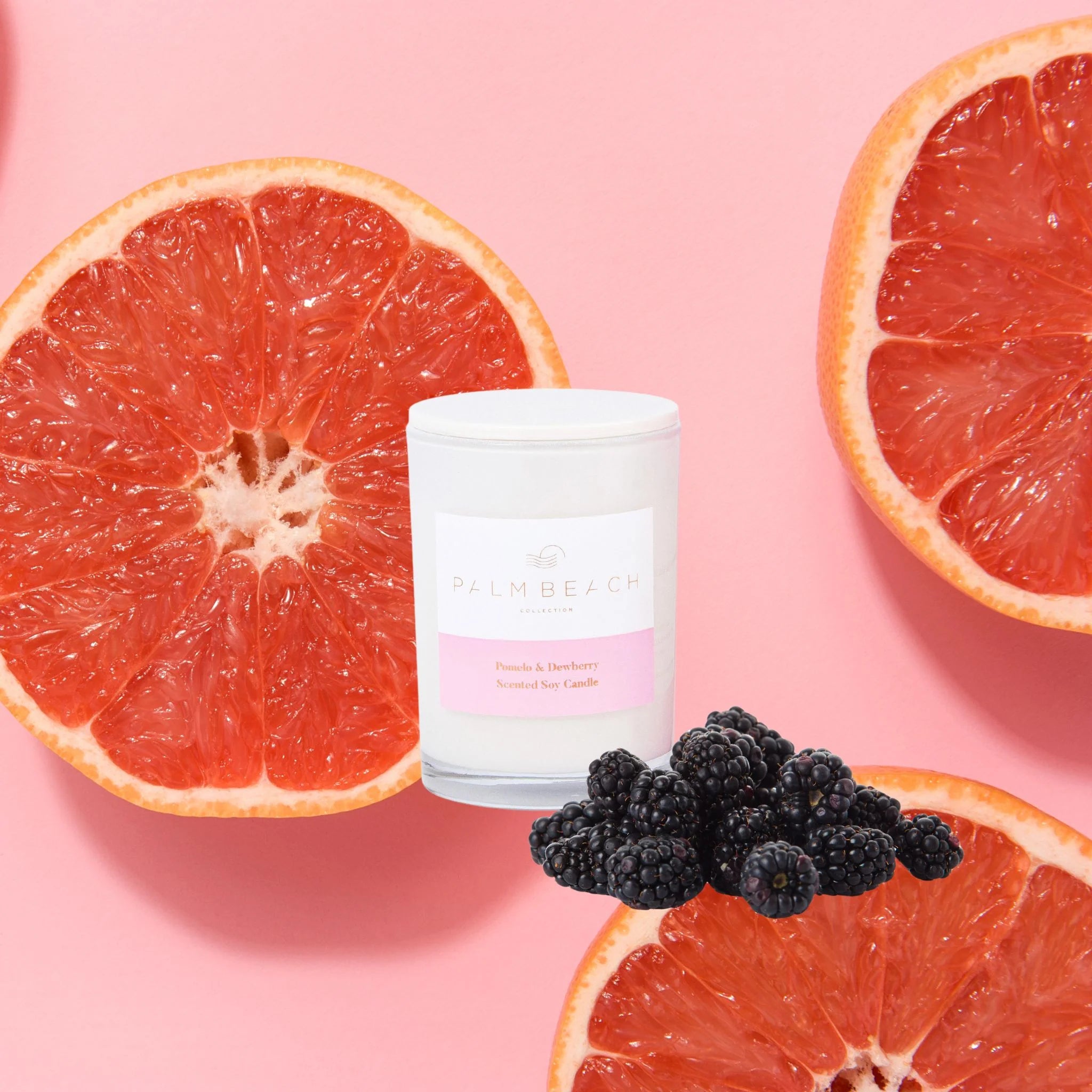 PALM BEACH COLLECTION - MINI CANDLE 90G - POMELOM & DEWBERRY
