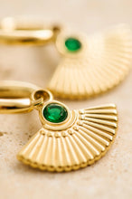Load image into Gallery viewer, INDIGO &amp; WOLF - EARRINGS - SIA EMERALD
