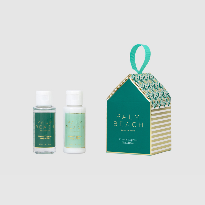 PALM BEACH COLLECTION - GINGERBREAD HOUSE TRAVEL DUO - COASTAL CYPRESS