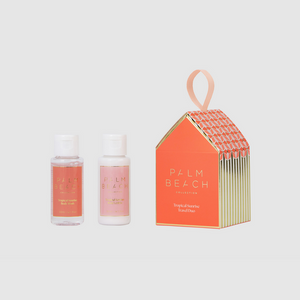 PALM BEACH COLLECTION - GINGERBREAD HOUSE TRAVEL DUO - TROPICAL SUNRISE