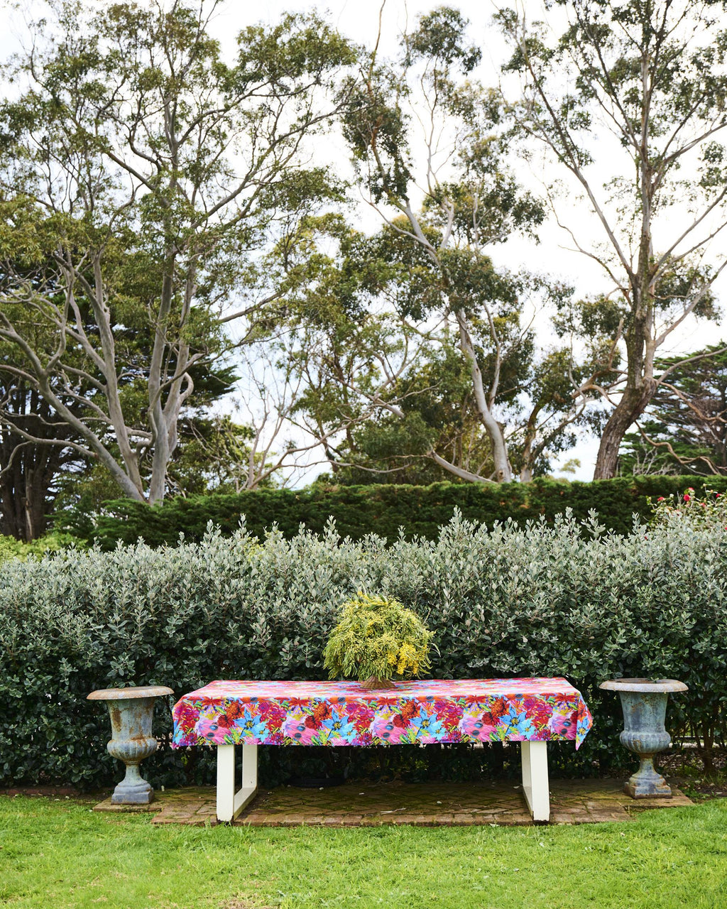KIP & CO X JENNY KEE - LINEN STANDARD RECTANGULAR TABLECLOTH - GROWING THE PEACE