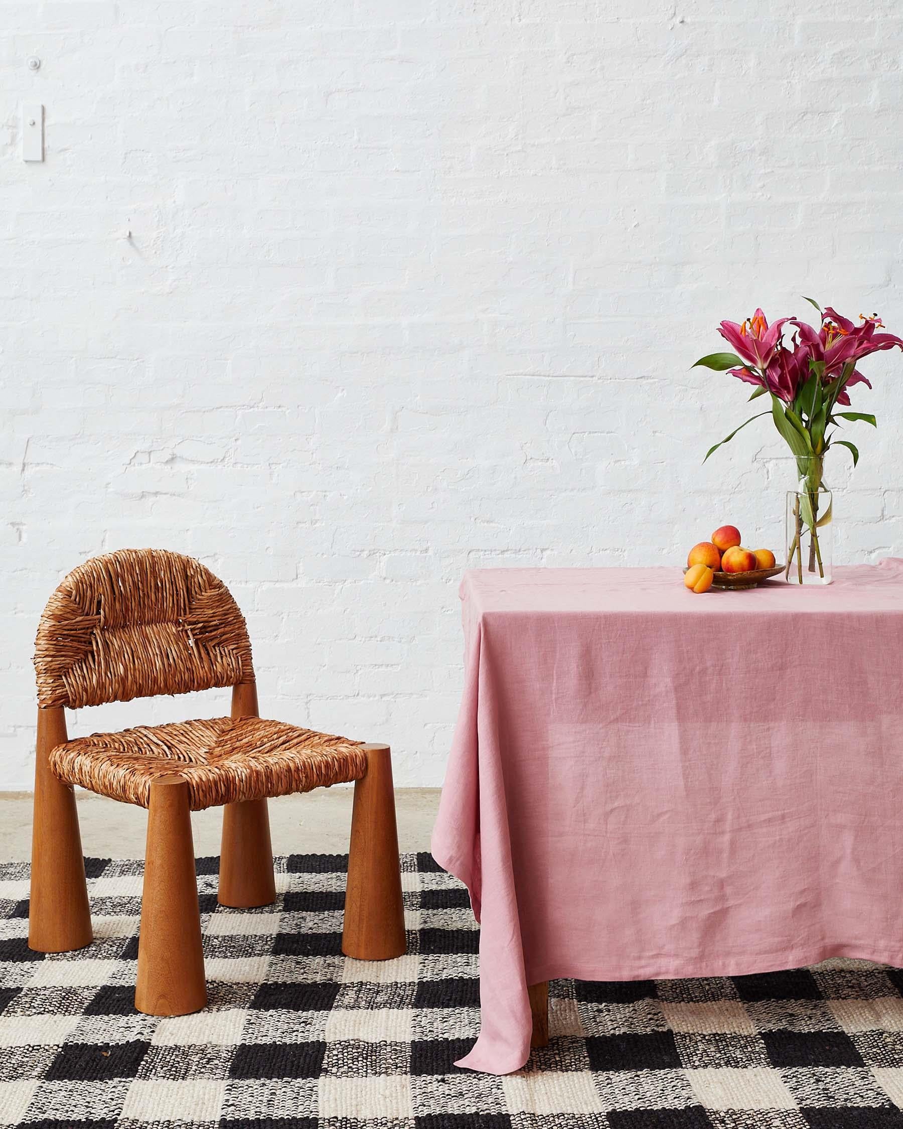 KIP & CO - RECTANGULAR LINEN TABLECLOTH - PEONY