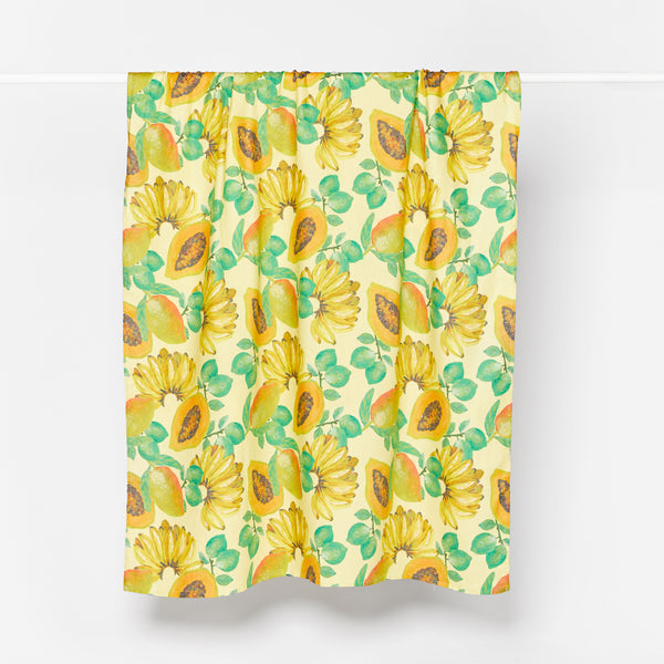 BONNIE & NEIL - LARGE TABLECLOTH - FRUIT SALAD YELLOW
