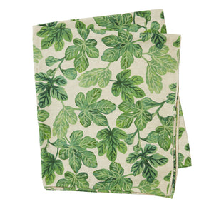 BONNIE & NEIL - FIG GREEN TABLECLOTH - LARGE