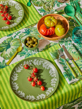 Load image into Gallery viewer, BONNIE &amp; NEIL - MEDIUM TABLECLOTH - HEIRLOOM GREEN
