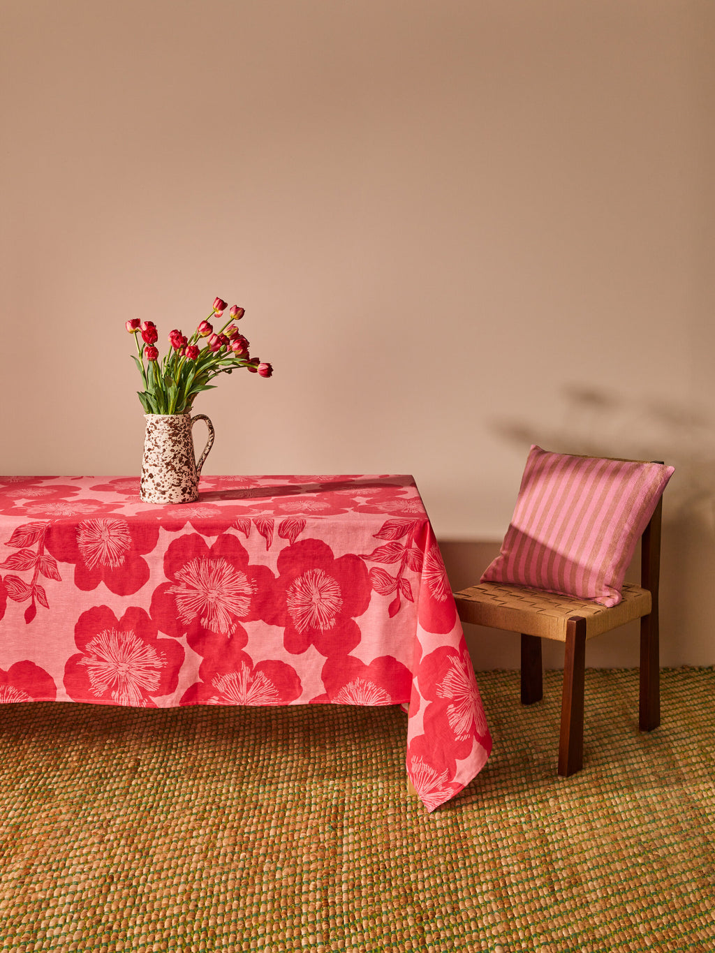 BONNIE & NEIL - MEDIUM TABLECLOTH - JARDIN PINK