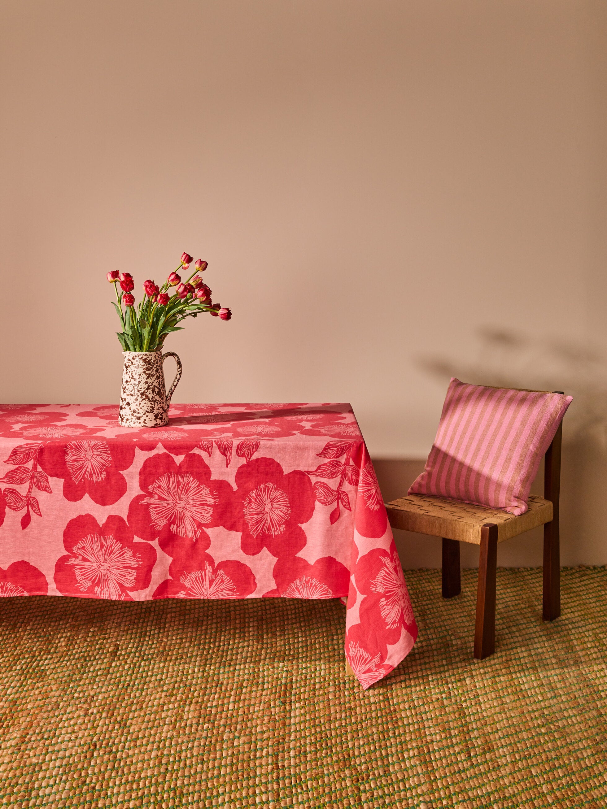 BONNIE & NEIL - MEDIUM TABLECLOTH - JARDIN PINK