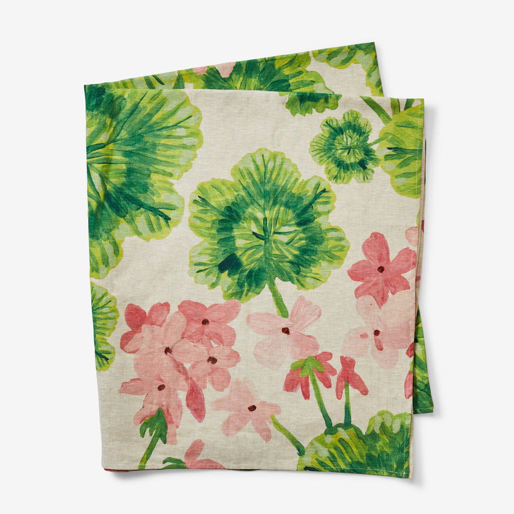 BONNIE & NEIL - MEDIUM TABLECLOTH - GERANIUM MULTI