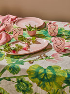 BONNIE & NEIL - MEDIUM TABLECLOTH - GERANIUM MULTI