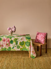 Load image into Gallery viewer, BONNIE &amp; NEIL - MEDIUM TABLECLOTH - GERANIUM MULTI
