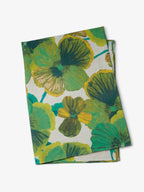 BONNIE & NEIL - MEDIUM LINEN TABLECLOTH - WILD PANSY VERDE