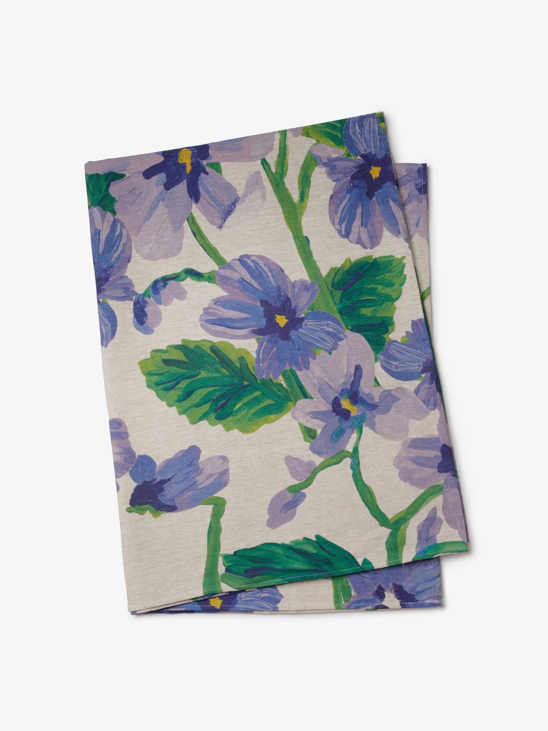 BONNIE & NEIL - MEDIUM LINEN TABLECLOTH - LILAS BLUE