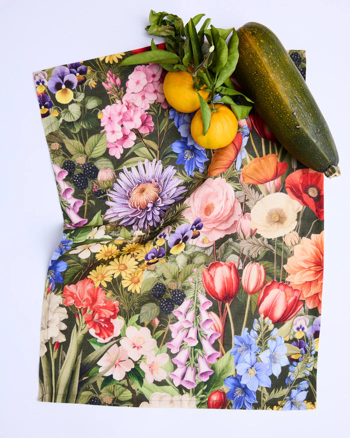 KIP & CO - COTTAGE GARDEN EDEN TEA TOWEL