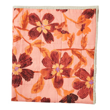 Load image into Gallery viewer, BONNIE &amp; NEIL - COSMOS PINK / CORNFLOWER PINK QUILTED THROW
