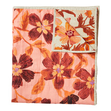 Load image into Gallery viewer, BONNIE &amp; NEIL - COSMOS PINK / CORNFLOWER PINK QUILTED THROW
