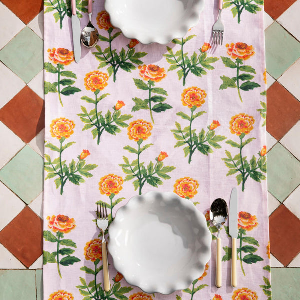 BONNIE & NEIL - TABLE RUNNER - PETITIE LANI FLORAL PINK