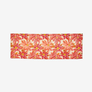 BONNIE & NEIL - POINSETTIA RED TABLE RUNNER