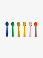 BONNIE & NEIL - ENAMEL TEASPOON SET "IN THE GARDEN'  (SET OF 6)