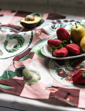 Load image into Gallery viewer, BESPOKE LETTERPRESS - RED GINGHAM TEA TOWEL
