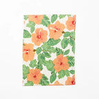 BONNIE & NEIL - HIBISCUS CORAL TEA TOWEL