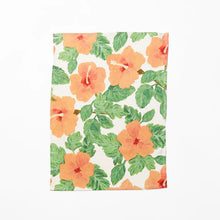 Load image into Gallery viewer, BONNIE &amp; NEIL - HIBISCUS CORAL TEA TOWEL
