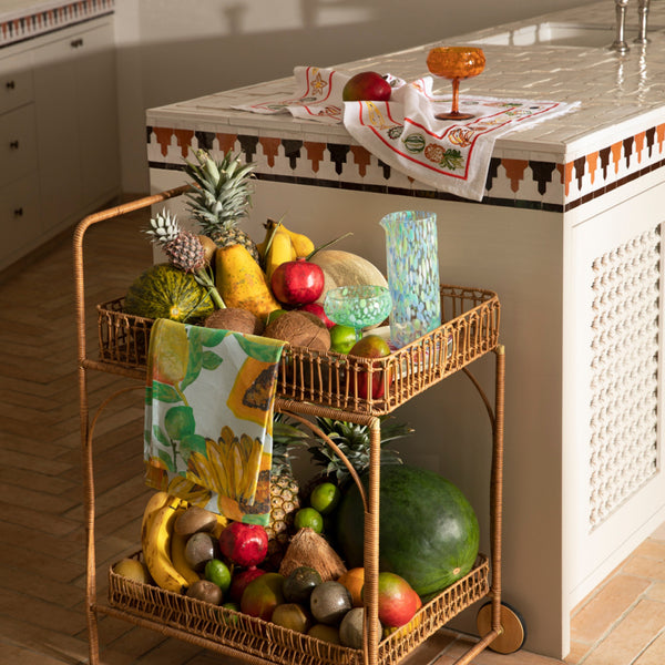 BONNIE & NEIL - TEA TOWEL - FRUIT SALAD BLUE