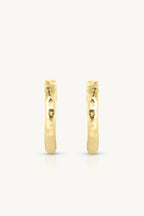 TONIMAY - TEXTURED GOLD HUGGIES - MEDIUM