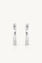TONIMAY - TEXTURED SILVER HUGGIES - MEDIUM