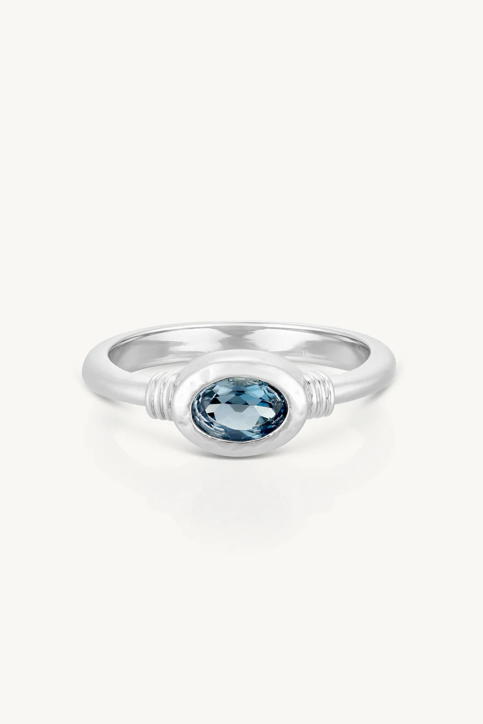 TONIMAY - TILLY TOPAZ SILVER RING - SIZE 6 SMALL