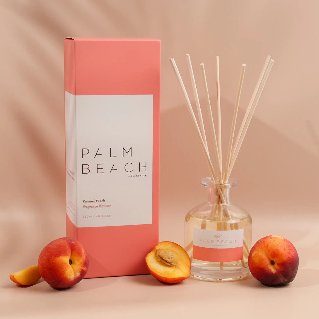 PALM BEACH COLLECTION - 250ML FRAGRANCE DIFFUSER - SUMMER PEACH