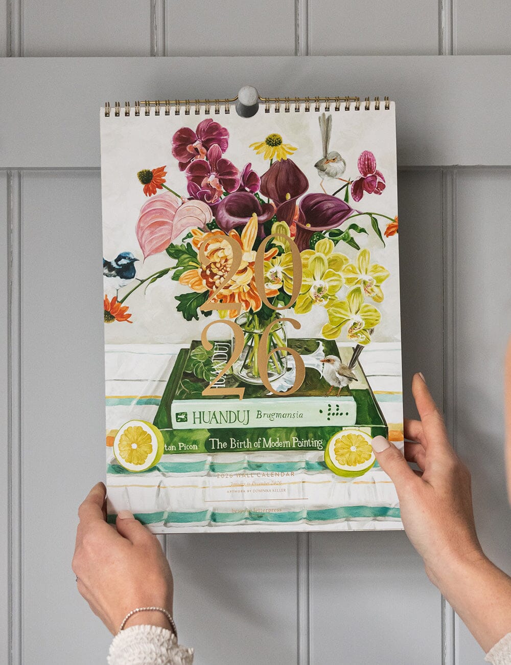 BESPOKE LETTERPRESS - 2026 WALL CALENDAR