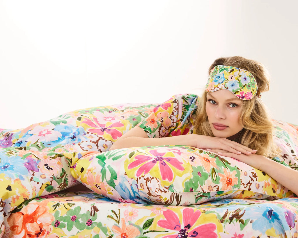 KIP & CO - SILK EYE MASK - ALFRESCO