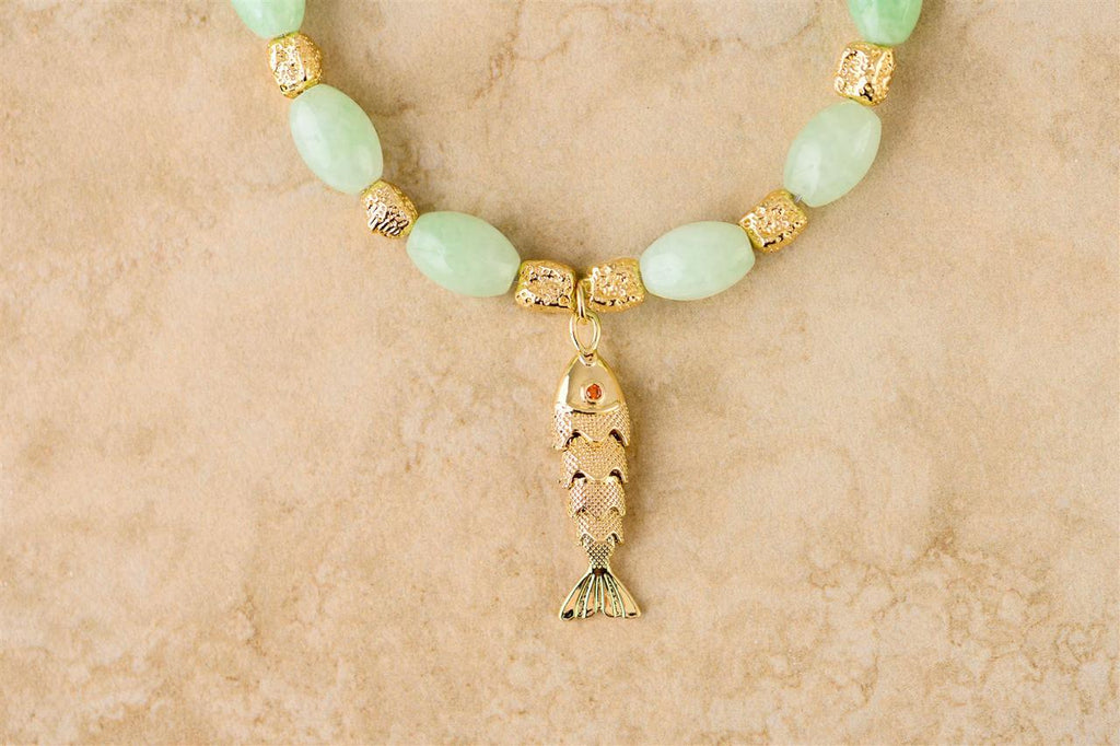INDIGO & WOLFE - GOIA NECKLACE - JADE