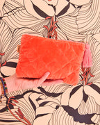 KIP & CO - VELVET COSMETIC PURSE - POPPY QUEEN